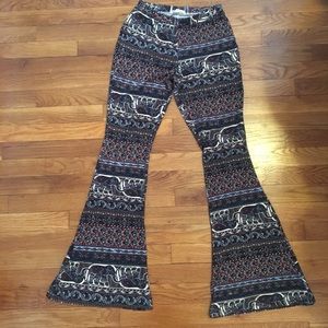 BOHO BELL BOTTOM STRETCHY PANTS ✨